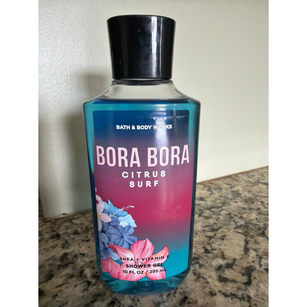 Bath & Body Works Shower Gel 10oz Bora Bora Citrus Surf Shea Vitamin E